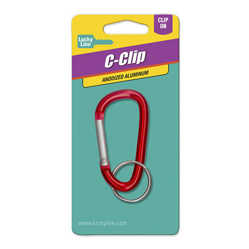 Lucky Line Lucky Line Small C-CLIP Assorted - 1 Pcs - Carded Shop Hardware