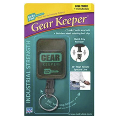 Lucky Line Lucky Line Medium Force KEY RETRACTOR - 1 Pcs - Clamshell Shop Hardware