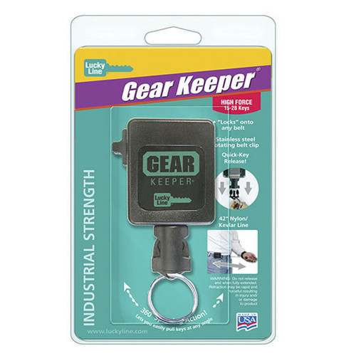 Lucky Line High Force KEY RETRACTOR - 1 Pcs - Clamshell