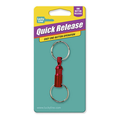 Lucky Line Lucky Line Quick Release Aluminum Color ASSORTED - 1 Pcs - Carded Shop Hardware