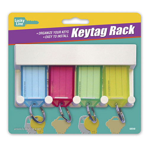 Lucky Line Lucky Line 4 Key Tag Rack - 1 Pcs - Carded Our Brands