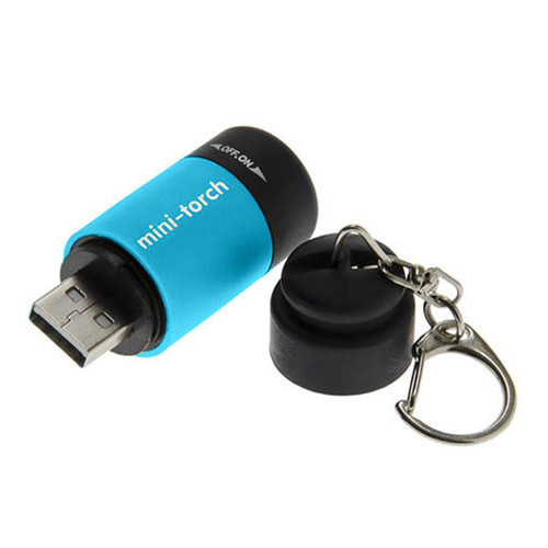 Lucky Line Lucky Line USB Torch Light ASSORTED - 1 Pcs - Carded Key Tags, Chains & Rings