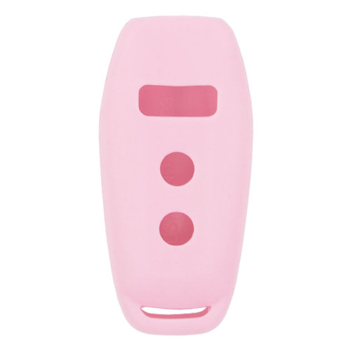 Keyless2Go Replacement Silicone Jacket Keyless Remote Cover FRDB104 for Ford 4 Button Smart Key 164-R8109 164-R8111 - Pink Keyless2Go