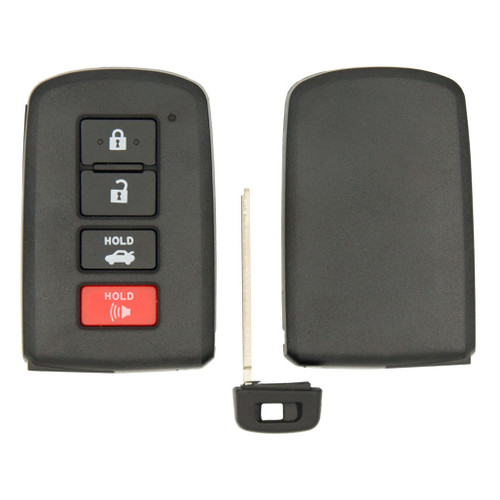 Keyless2Go Keyless2Go 4 Button Shell with Trunk For Toyota Smart Proximity Remote Key HYQ14FBA Keyless2Go