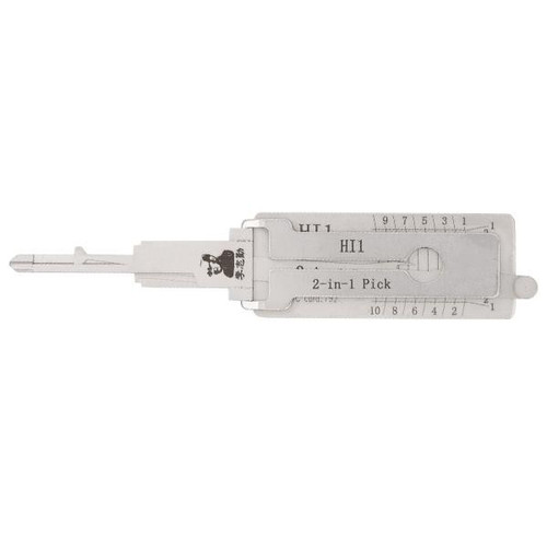 Original Lishi Original Lishi 2-in-1 Pick & Decoder For Hino Trucks - Door / Ignition - Anti-Glare Original Lishi 2 in 1 Tools