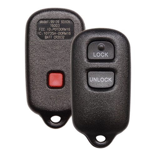 Strattec Strattec 5931640 Toyota 3 Button Remote GQ43VT14T 89742-AA030 Shop Automotive
