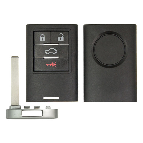 Keyless2Go Keyless2Go 4 Button Shell For Cadillac Smart Proximity Remote Key NBG009768T Shells