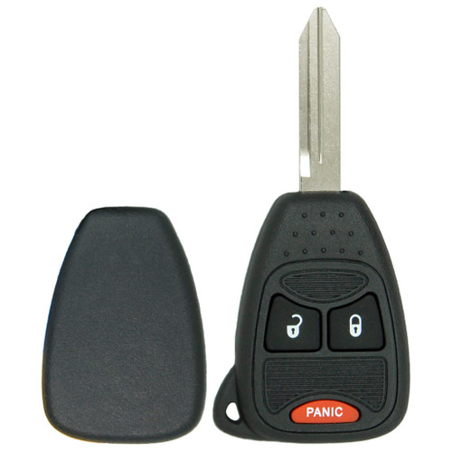 DURASHELL Durashell Rugged 3 Button Remote Head Key Shell for Chrysler Jeep Dodge OHT692427AA - Small Buttons - by Keyless2Go Remote Head Key Shells