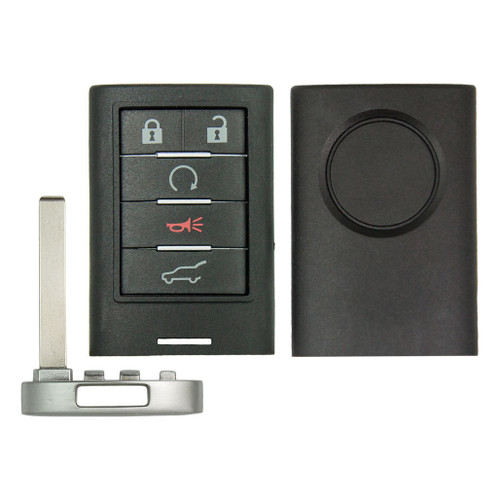 Keyless2Go Keyless2Go 5 Button Shell For Cadillac Smart Proximity Remote Key NBG009768T Our Brands