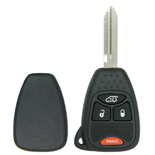 DURASHELL Durashell Rugged 4 Button Remote Head Key Shell for Chrysler Jeep Dodge OHT692427AA - Small Buttons - by Keyless2Go Remote Head Key Shells