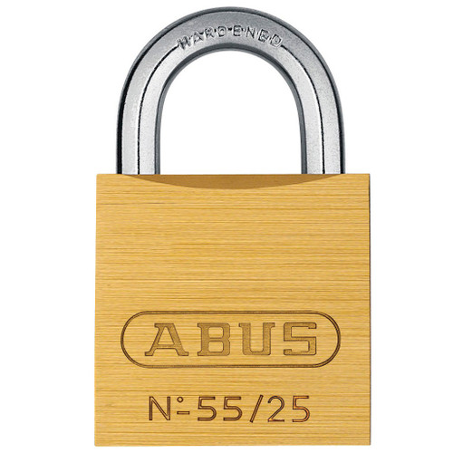 ABUS ABUS 55/25 Padlock Brass 15/16 inch KA 5251 Our Hardware Brands
