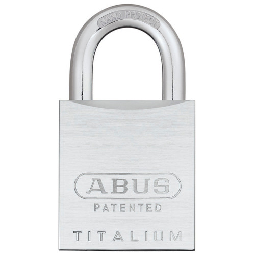ABUS ABUS TITALIUM 83 Series Padlock SFIC 83AL-IC/40 Without Cylinder 1-inch Hardened Steel Shackle Our Hardware Brands