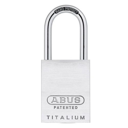 ABUS ABUS TITALIUM 83 Series 83AL/40 S2 Padlock Without Cylinder 1.5-inch Grey Padlocks