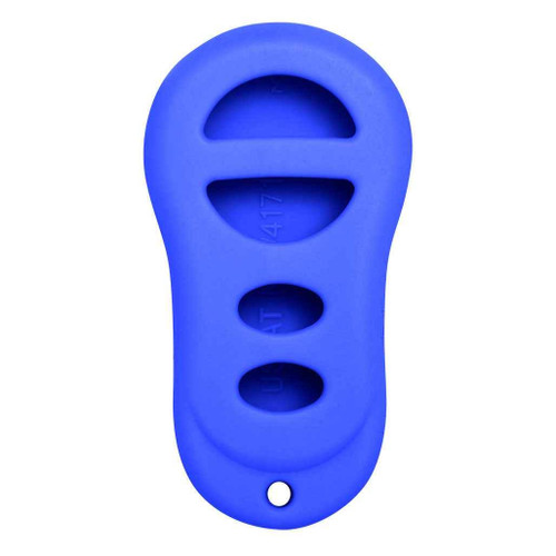 Replacement Silicone Jacket Keyless Remote Cover DDGA24 for Dodge/Chrysler/Jeep - Blue Auto Accessories Keyless2Go
