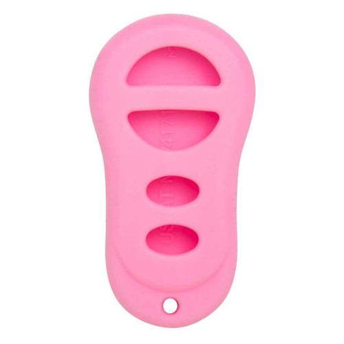 Replacement Silicone Jacket Keyless Remote Cover DDGA24 for Dodge/Chrysler/Jeep - Pink Remote Protectors Keyless2Go