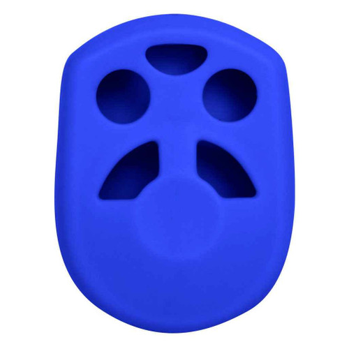Replacement Silicone Jacket Keyless Remote Cover FRDB34 for Ford 164-R8046, 164-R7040 - Blue Keyless2Go Keyless2Go