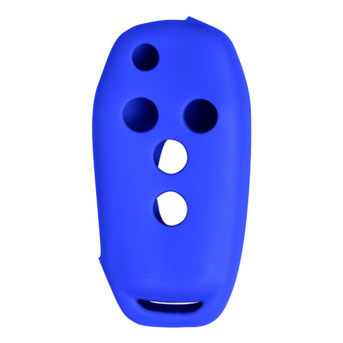Keyless2Go Replacement Silicone Jacket Keyless Remote Cover FRDB94 for Ford 4 Button Flip Key FCC ID: N5FA08TAA - Blue Auto Accessories