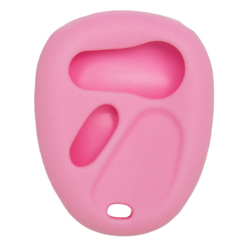 Keyless2Go Replacement Silicone Jacket Keyless Remote Cover GMC13 for GM - Pink Remote Protectors