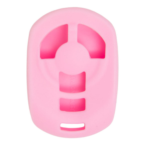 Keyless2Go Replacement Silicone Jacket Keyless Remote Cover GMC44 for GM 4 Button Remote Corvette FCC ID: M3N65981403 - Pink Shop Automotive