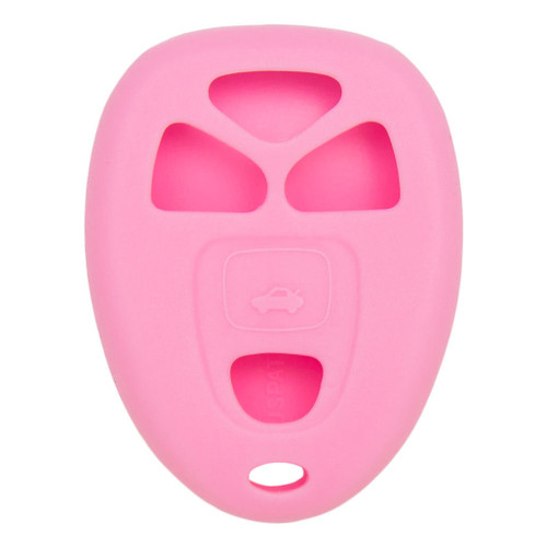 Keyless2Go Replacement Silicone Jacket Keyless Remote Cover GMC55 for GM - Pink Auto Accessories