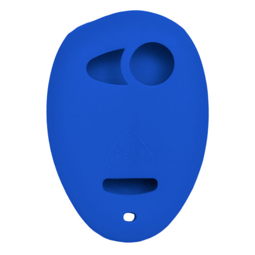 Keyless2Go Replacement Silicone Jacket Keyless Remote Cover GMC64 for GM - Blue Our Brands