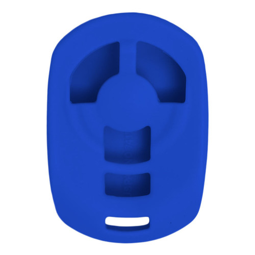 Keyless2Go Replacement Silicone Jacket Keyless Remote Cover GMC44 for GM 4 Button Remote Corvette FCC ID: M3N65981403 - Blue Remote Protectors