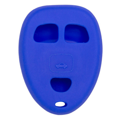 Keyless2Go Replacement Silicone Jacket Keyless Remote Cover GMC34 for GM - Blue Our Brands