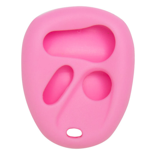Keyless2Go Replacement Silicone Jacket Keyless Remote Cover GMC24 for GM - Pink Auto Accessories