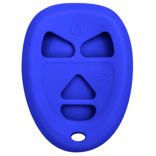Keyless2Go Replacement Silicone Jacket Keyless Remote Cover GMC86 for GM - Blue Our Brands