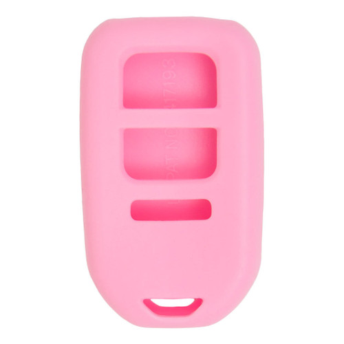 Replacement Silicone Jacket Keyless Remote Cover HNDAD113 for Honda 3 Button Proximity Smart Key FCC ID: KR5V1XKR5V1X / ACJ932HK1210A - Pink