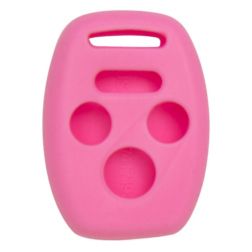 Keyless2Go Replacement Silicone Jacket Keyless Remote Cover HNDAD44 for Honda - Pink Shop Automotive