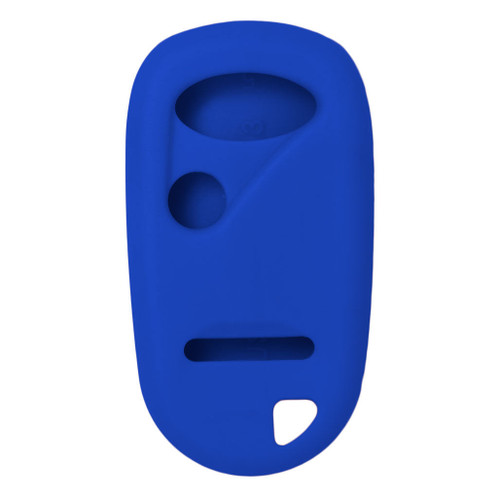 Keyless2Go Replacement Silicone Jacket Keyless Remote Cover NDAD13 for Honda 3 Button Remote FCC ID: NHVWB1U521 / NHVWB1U523 / OUCG8D-344H-A - Blue Remote Protectors