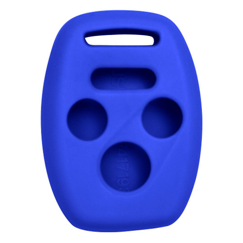Replacement Silicone Jacket Keyless Remote Cover HNDAD44 for Honda - Blue