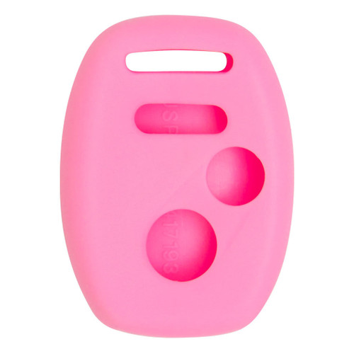 Keyless2Go Replacement Silicone Jacket Keyless Remote Cover HNDAD33 for Honda - Pink Keyless2Go