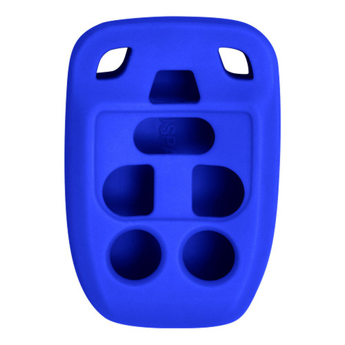 Replacement Silicone Jacket Keyless Remote Cover HNDAD76 for Honda 6 Button Remote Key N5F-A04TAA - Blue