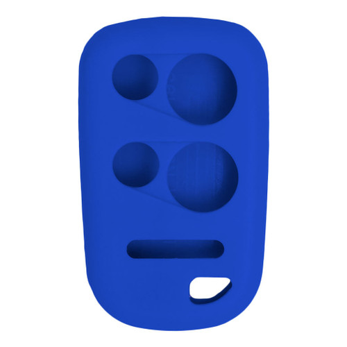 Keyless2Go Replacement Silicone Jacket Keyless Remote Cover HNDAD65 for Honda 5 Button Remote FCC ID: OUCG8D-440H-A - Blue Shop Automotive