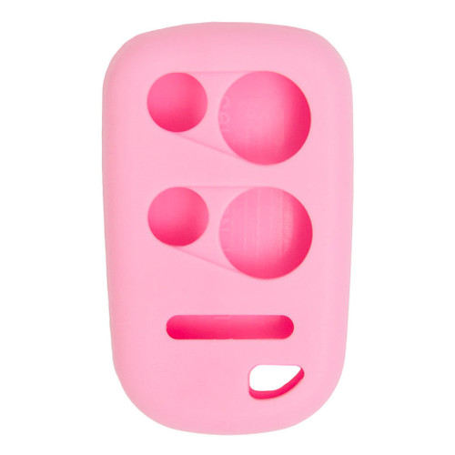 Keyless2Go Replacement Silicone Jacket Keyless Remote Cover HNDAD65 for Honda 5 Button Remote FCC ID: OUCG8D-440H-A - Pink Auto Accessories