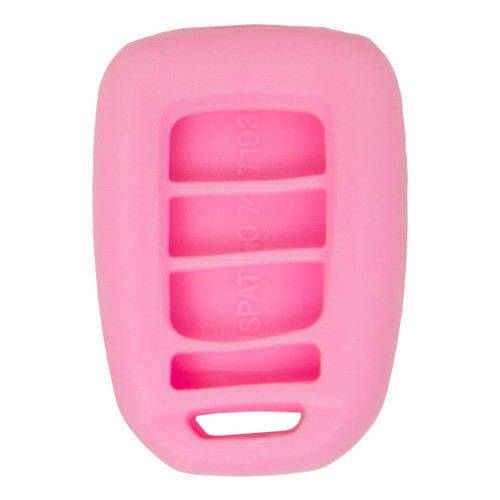Keyless2Go Replacement Silicone Jacket Keyless Remote Cover HNDAD94 for Honda 4 Button Remote Key FCC ID: MLBHLIK6-1T - Pink Remote Protectors