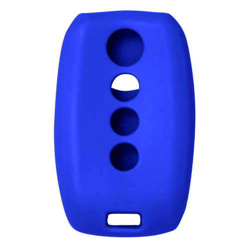 Keyless2Go Replacement Silicone Jacket Keyless Remote Cover HYKIK74 for Kia 4 Button Proximity Smart Key FCC ID: SY5XMFNA433 - Blue Shop Automotive
