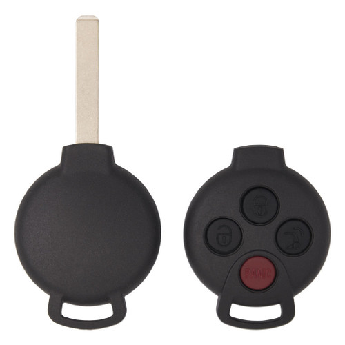 Keyless2Go Keyless2Go Remote Key SHELL for SMART FORTWO 4 Button KR55WK45144 Our Automotive Brands