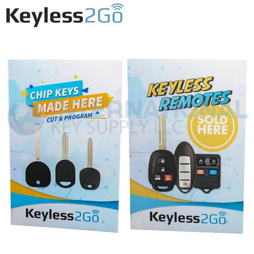 Keyless2Go Promotional Panels For Sandwich Board 36 x 24 (PANELS ONLY) - DS -