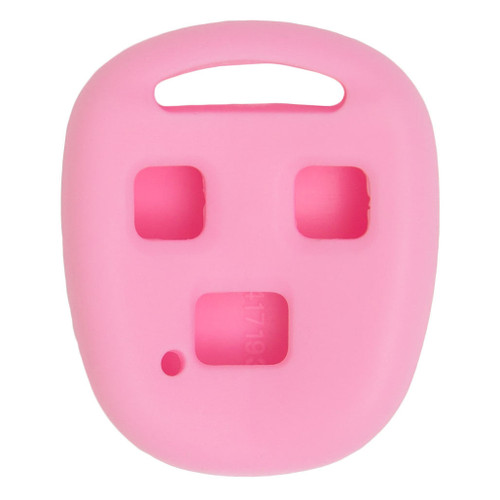 Keyless2Go Replacement Silicone Jacket Keyless Remote Cover LXUS123 for Lexus - Pink Shop Automotive