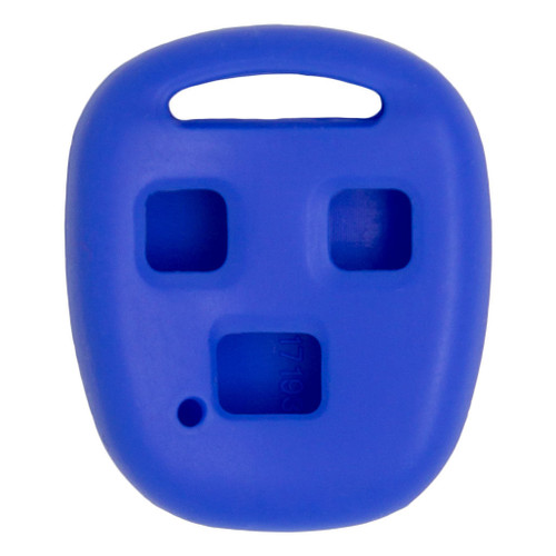 Keyless2Go Replacement Silicone Jacket Keyless Remote Cover LXUS123 for Lexus - Blue Shop Automotive