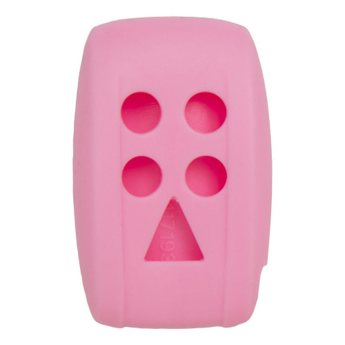 Keyless2Go Replacement Silicone Jacket Keyless Remote Cover JAGR15 for Jaguar 5 Button Proximity Smart Key Remote FCC ID: KR55WK49244 - Pink Shop Automotive