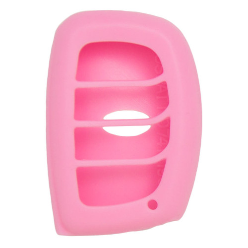 Keyless2Go Replacement Silicone Jacket Keyless Remote Cover HYKIK84 for Hyundai 4 Button Smart Key FCC ID: SY5MDFNA433 - Pink Shop Automotive