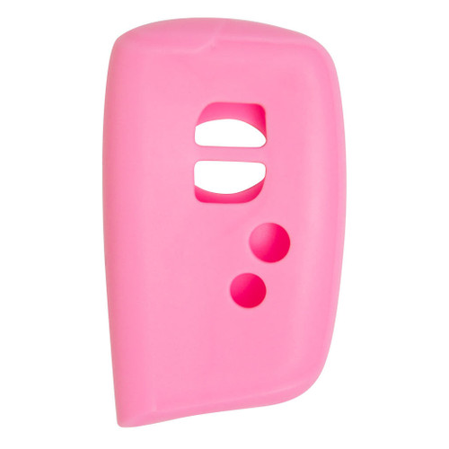 Replacement Silicone Jacket Keyless Remote Cover LXUSI54 for 4 Button Lexus Smart Key FCC ID: HYQ14ACX - Pink