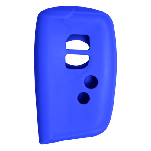 Replacement Silicone Jacket Keyless Remote Cover LXUSI54 for 4 Button Lexus Smart Key FCC ID: HYQ14ACX - Blue