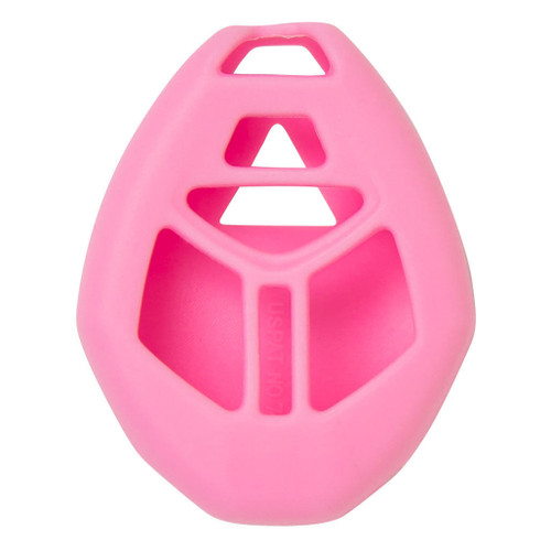 Keyless2Go Replacement Silicone Jacket Keyless Remote Cover MITP24 for Mitsubishi 4 Button Remote Key FCC ID: OUCG8D-620M-A - Pink Keyless2Go