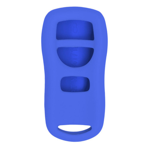 Keyless2Go Replacement Silicone Jacket Remote Cover NSSNF13 for Nissan - Blue Remote Protectors