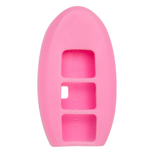 Keyless2Go Replacement Silicone Jacket Keyless Remote Cover NSSNF33 for Nissan - Pink Remote Protectors